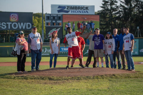 Honoring homeless softball team