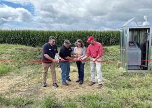 Dane County Executive Melissa Agard and the Dane County Land & Water Resources Department on Wednesday cut the ribbon on the county’s first edge of field monitoring stations.