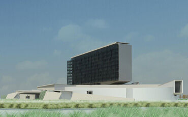 Conceptual plans of Beloit's proposed Ho-Chunk Casino, drawn up by Becher-Hoppe Associates, Inc. of Wausau.