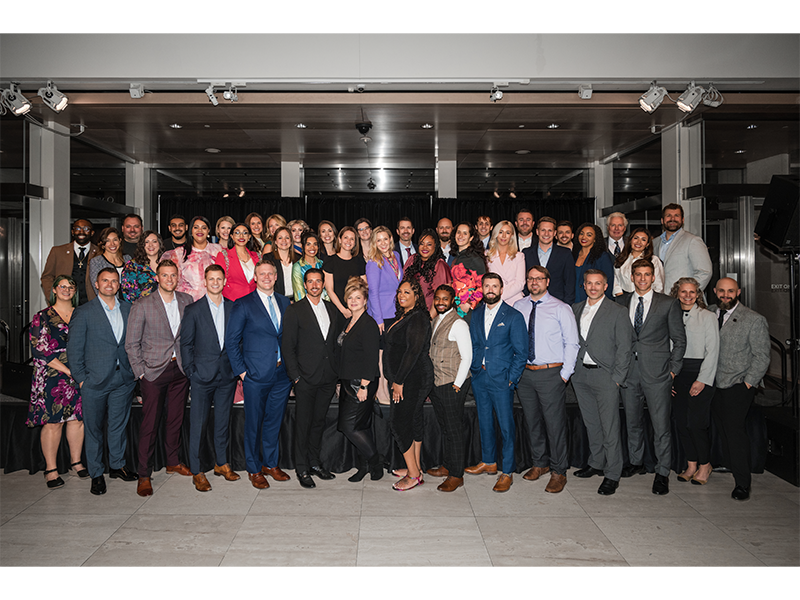 The 2025 Forty Under 40 class gathered during IB's annual celebration on March 27 at the Overture Center for the Arts.