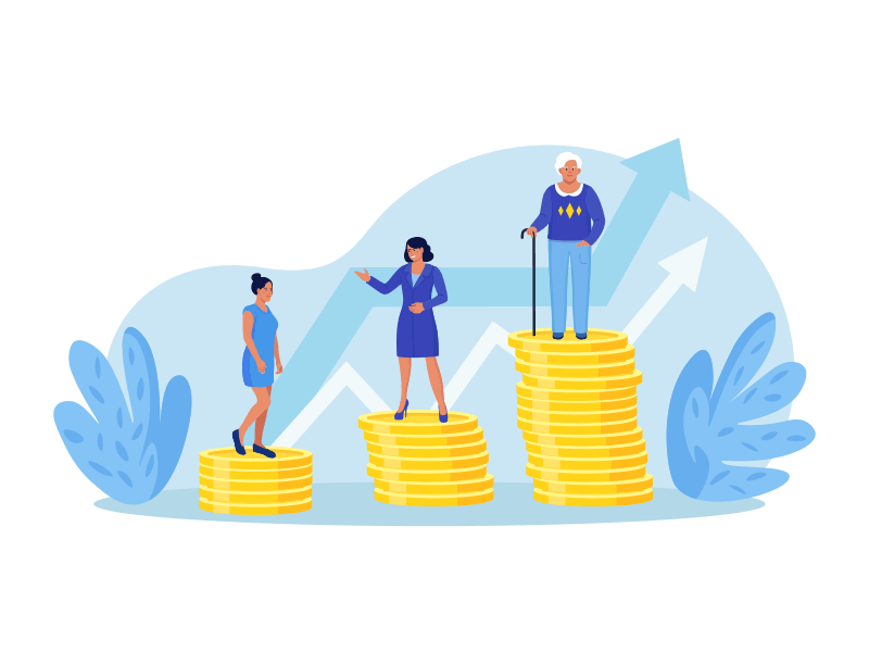Closing the pay gap builds retirement income