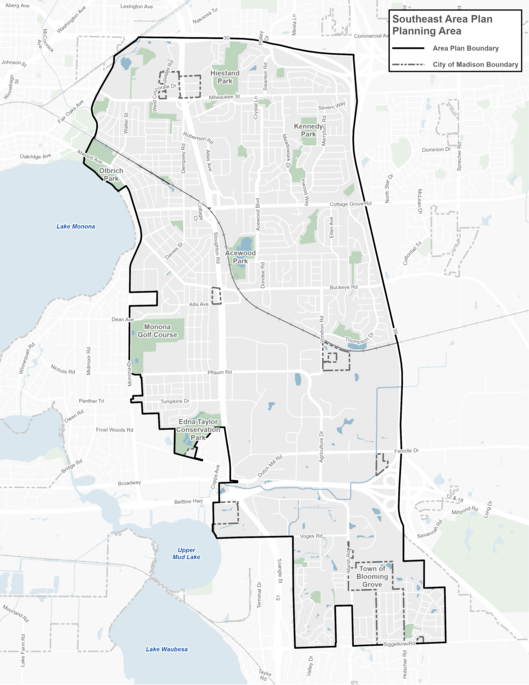 Southeast Area Plan planning area