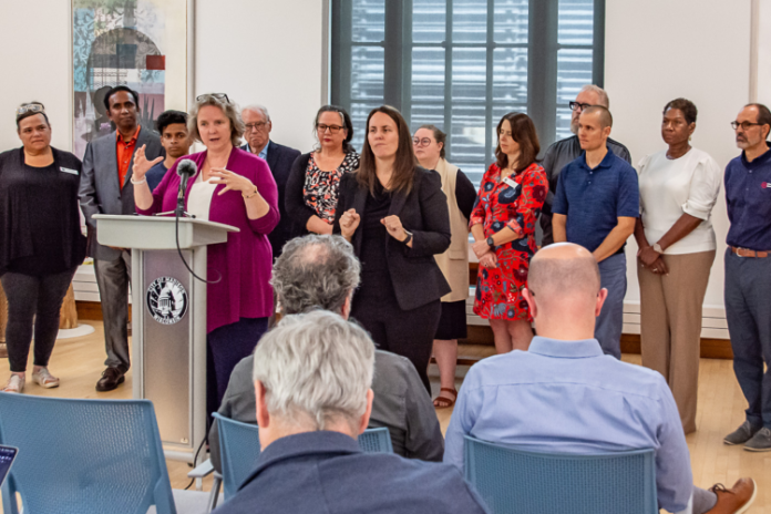 Mayor Satya Rhodes-Conway, members of the Common Council and several community groups this week announced new proposals aimed at bolstering housing creation across Madison.