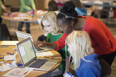 Maydm provides girls and youth of color in grades 6–12 with skill-based training for the technology sector. The organization’s holistic approach prepares students from traditionally underrepresented populations to engage in the tech industry.