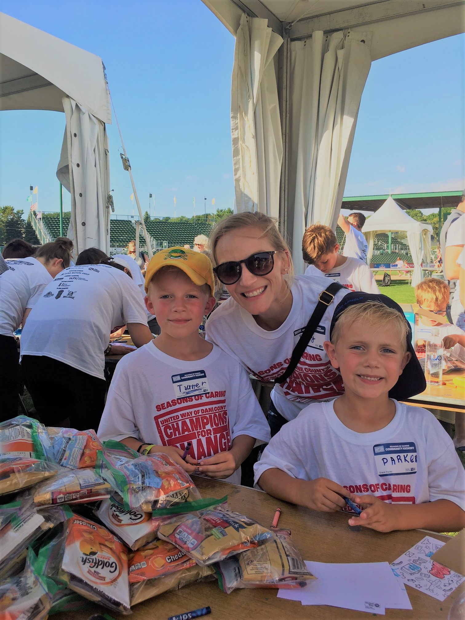 Volunteering With My Boys