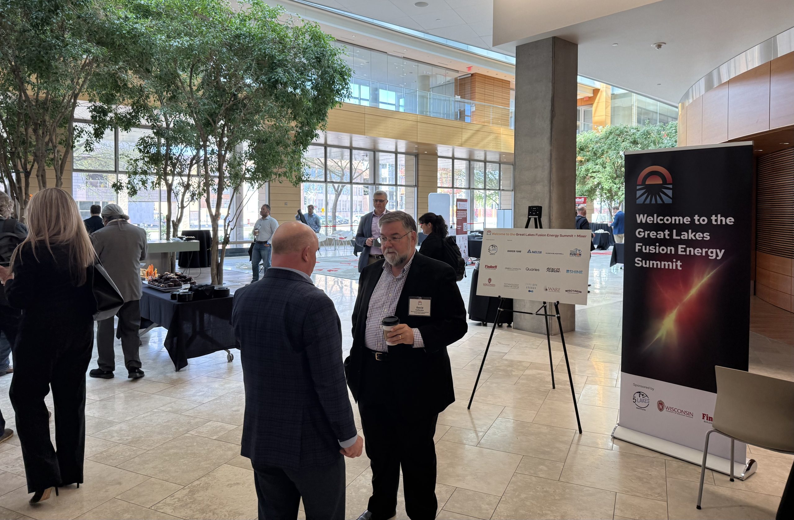 Tuesday's Great Lakes Fusion Energy Summit drew attendees from over 12 states and several countries.