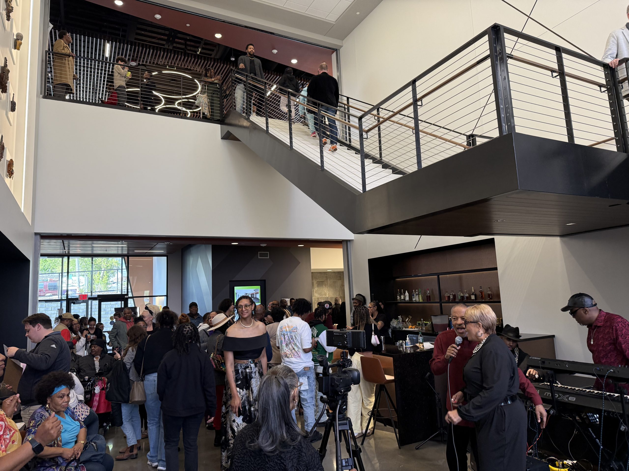 Over 1,000 Madisonians gathered at the Center for live entertainment, drinks, ice cream and community at Wednesday's grand opening.