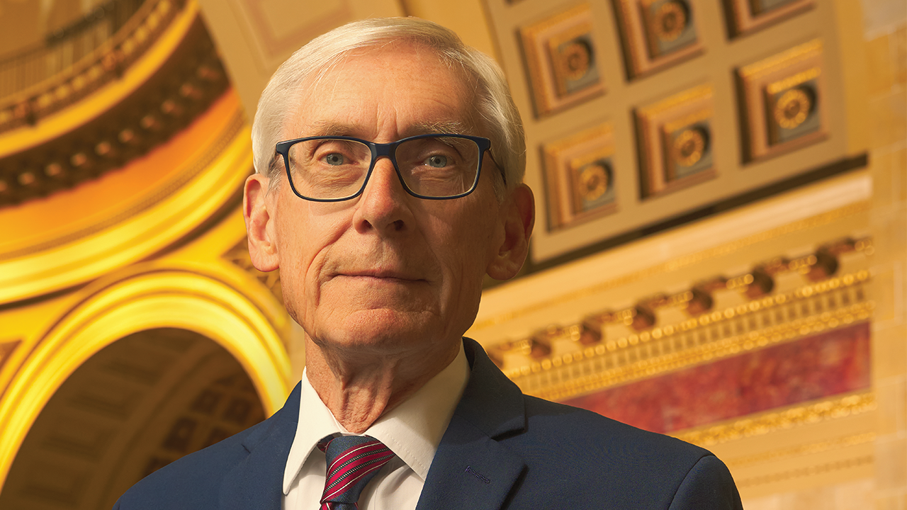 Wisconsin’s 46th governor, Democratic Gov. Tony Evers