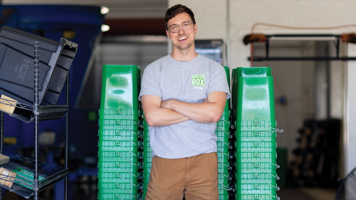Green Box Compost founder Ben Stanger grew up composting.