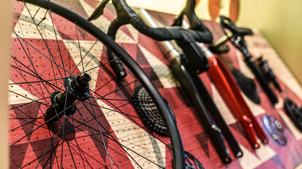 Trek's Waterloo headquarters acts as a makeshift museum, with bikes and pieces of them on full display with historical data explaining the milestone on view.