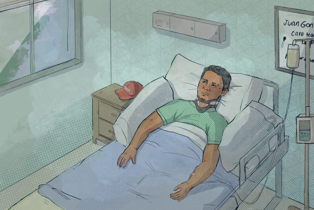 A roofing accident left a new immigrant paralyzed. Tracking down his employer took ‘detective’ work